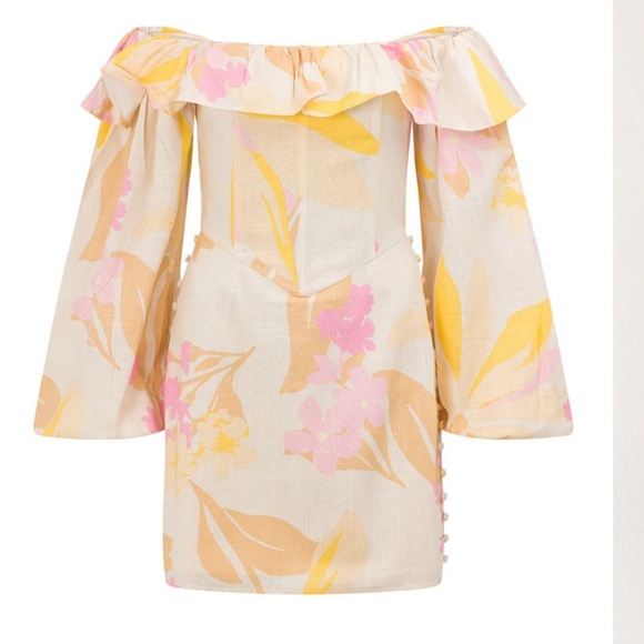 NWT Sabo Suza Off Shoulder Dress size  6 - Picture 6 of 13